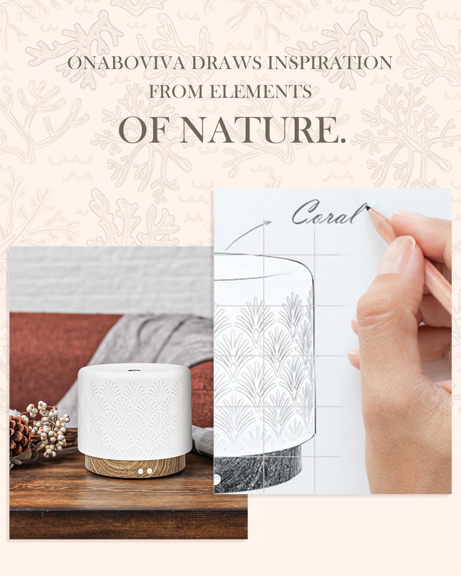 Onaboviva diffuser sleep helper with timer helps bedtime rituals.