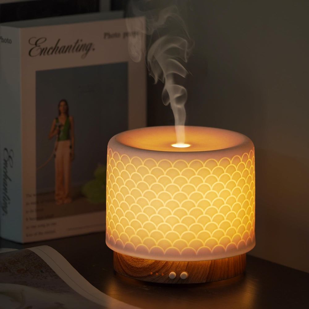 Onaboviva mermaid-inspired ceramic diffuser for elegant living room aroma