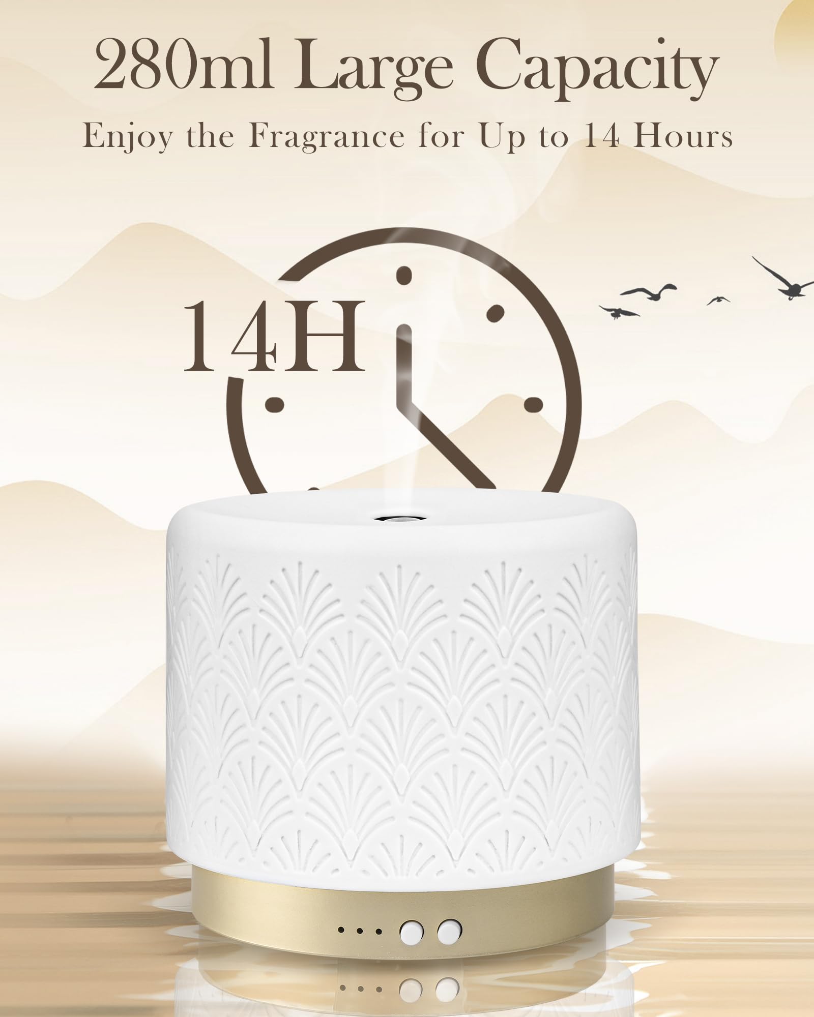Onaboviva nightlight mode supports reading, yoga, and relaxing evenings.