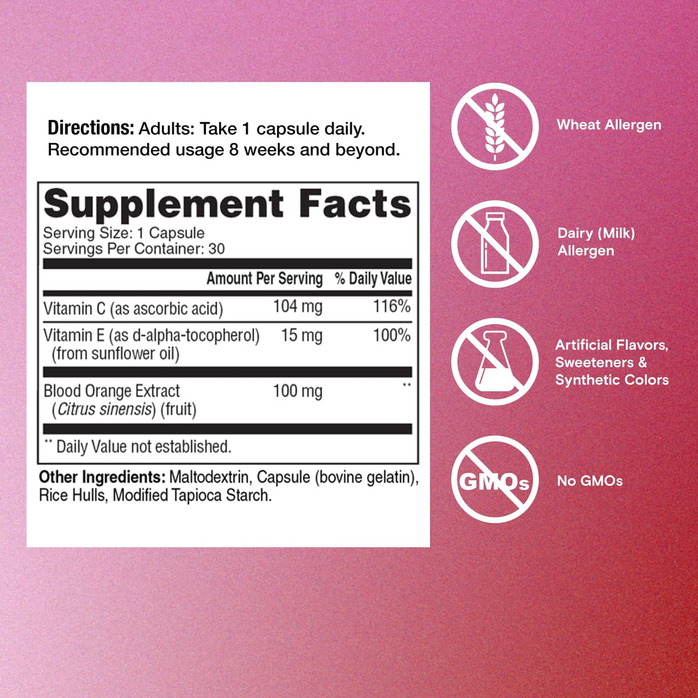 One A Day Skin Radiance on a tray signals easy daily wellness routine.