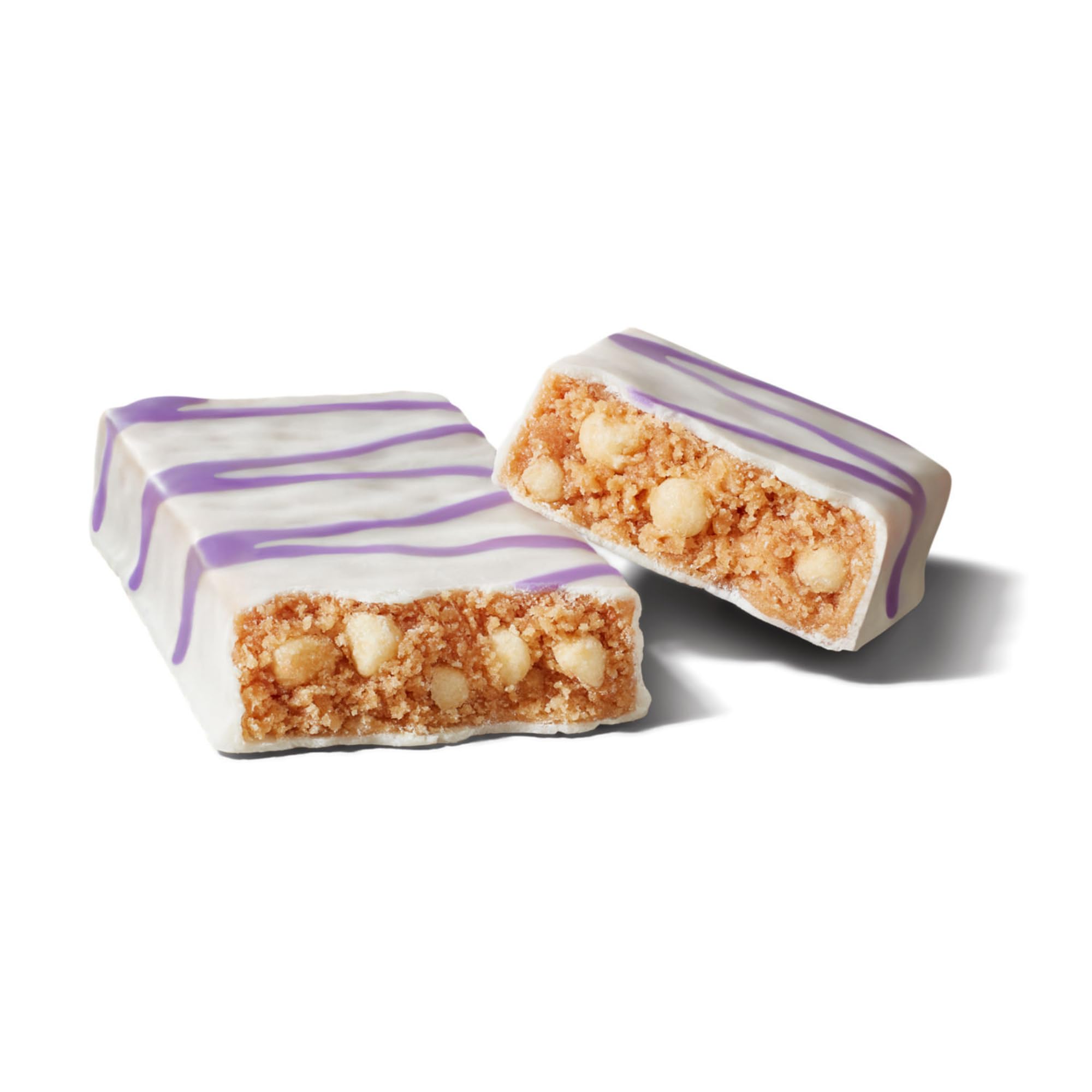 ONE Blueberry Cobbler bar at office desk for a tasty lift