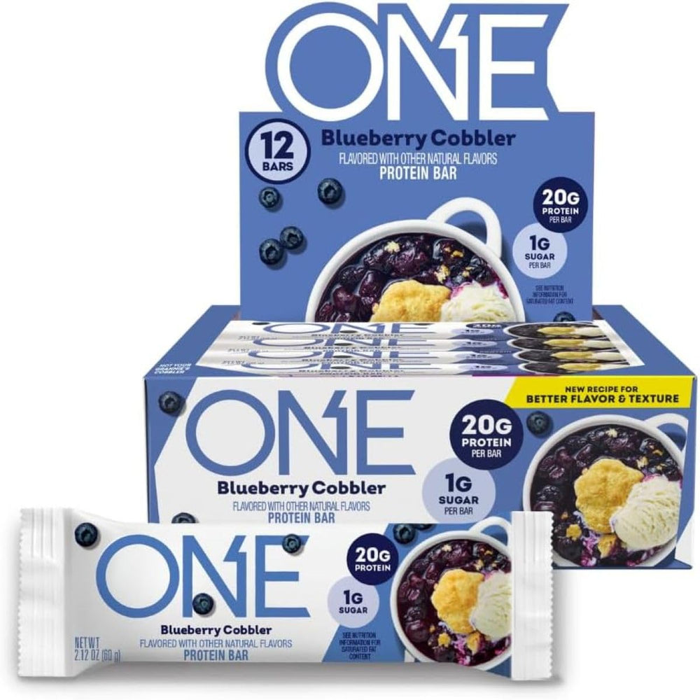 ONE Blueberry Cobbler bar packshot for on-the-go fueling