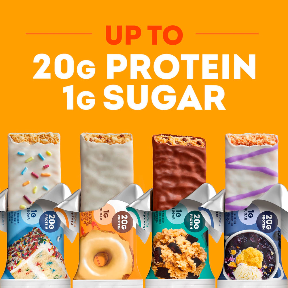 ONE Cinnamon Roll bar pairs well with a beverage for a balanced snack.