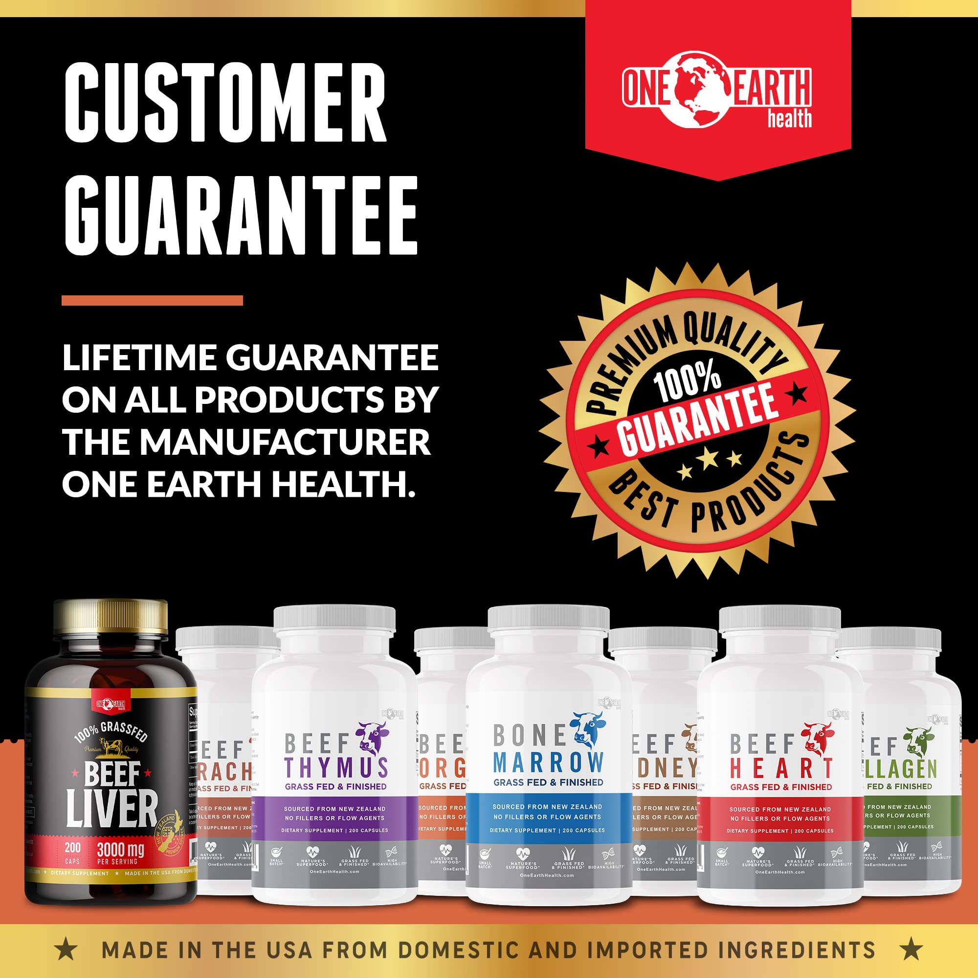 One Earth Health capsules on a clean surface illustrating easy daily dosage