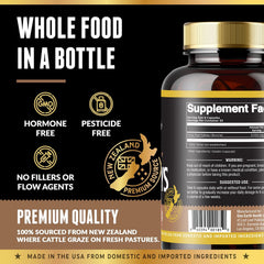 One Earth Health NZ pasture image emphasizes grass-fed, finished quality