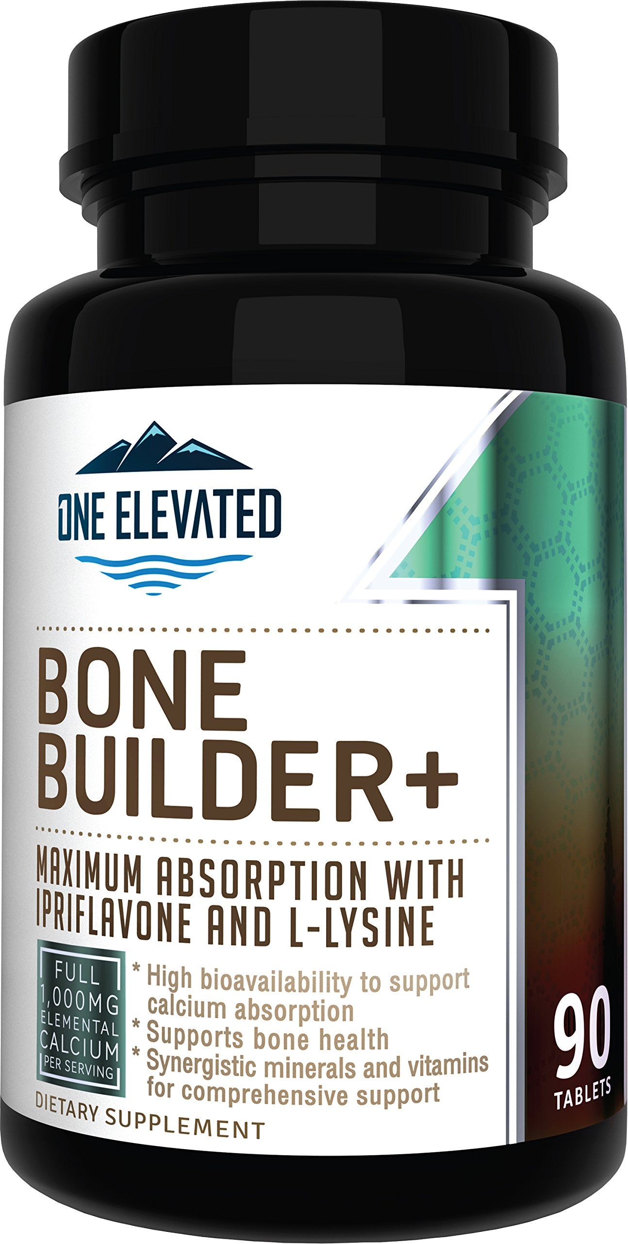One Elevated Bone Builder bottle displays the complete calcium blend for bone support.
