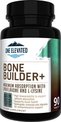 One Elevated Bone Builder bottle displays the complete calcium blend for bone support.