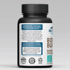 One Elevated Bone Builder label highlights calcium sources for absorption.