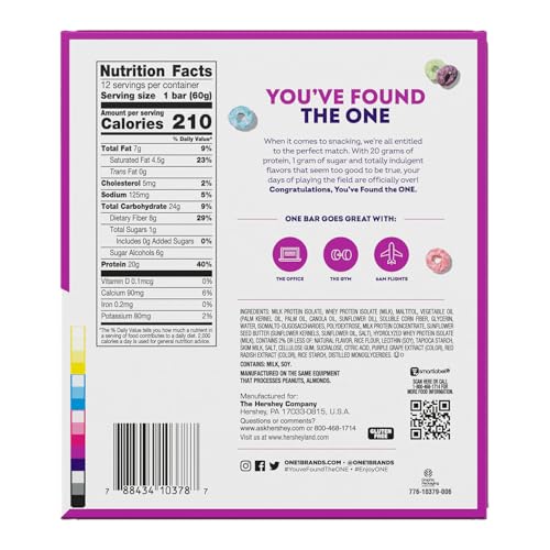 ONE Fruity Cereal bar unwrapped in hand, showcasing chewy texture for on-the-go energy