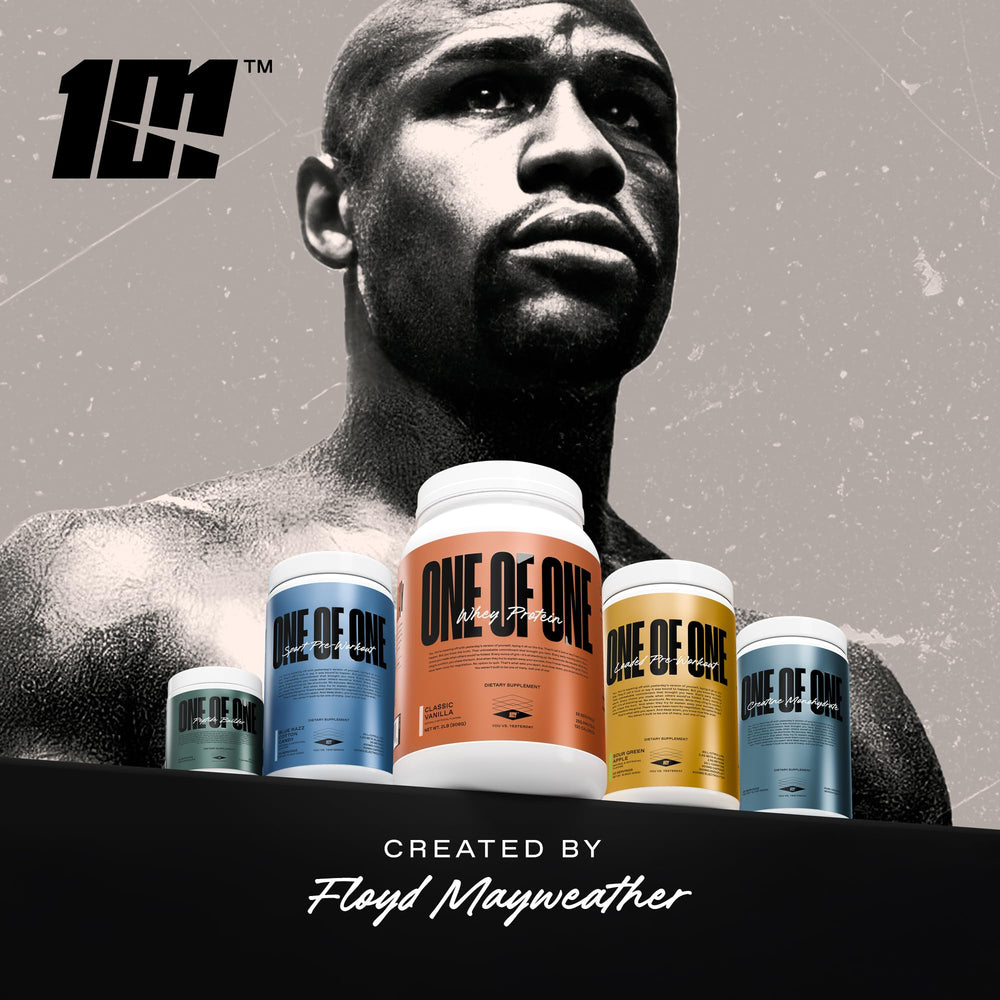ONE OF ONE Peptide Builder product pack shot conveys premium performance and quality.