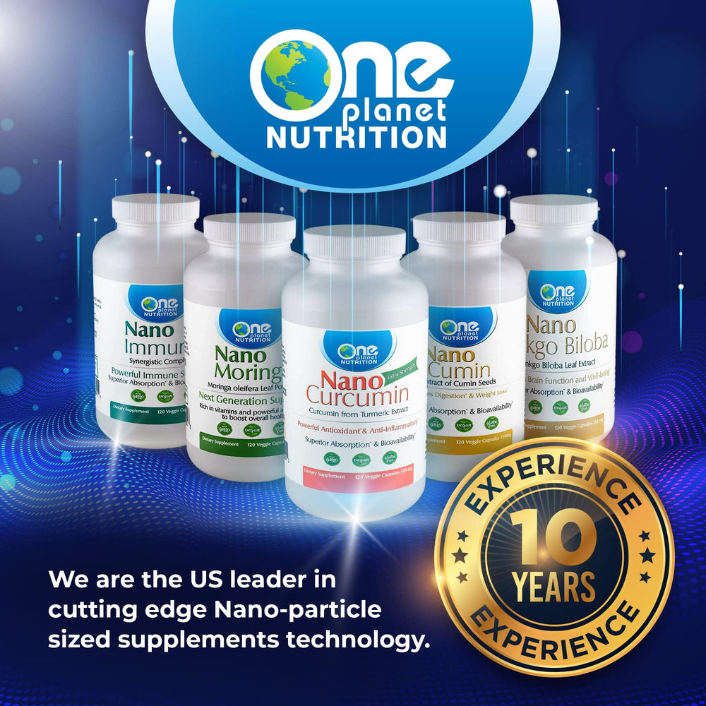 One Planet Nutrition Nano Curcumin Plus daily-use bottle represents long-term value