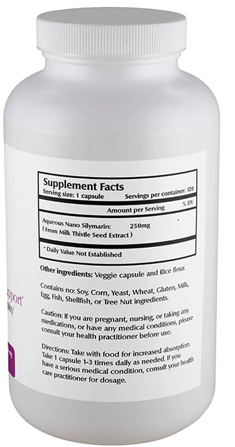 One Planet Nutrition Nano Silymarin bottle being poured for easy daily use