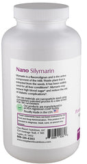 Closeup of One Planet Nutrition Nano Silymarin capsules highlighting nano particle size