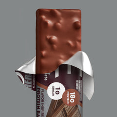ONE Protein Bar Hershey's Double Chocolate in gym bag for post-workout fueling