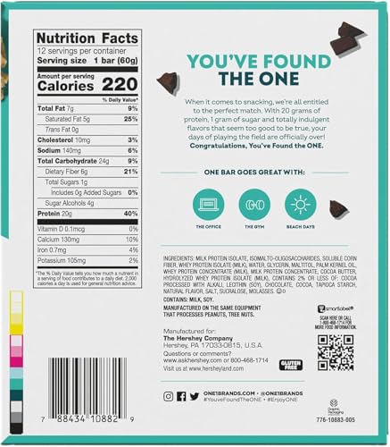 ONE Protein Bars on shelf display for quick fueling any time.