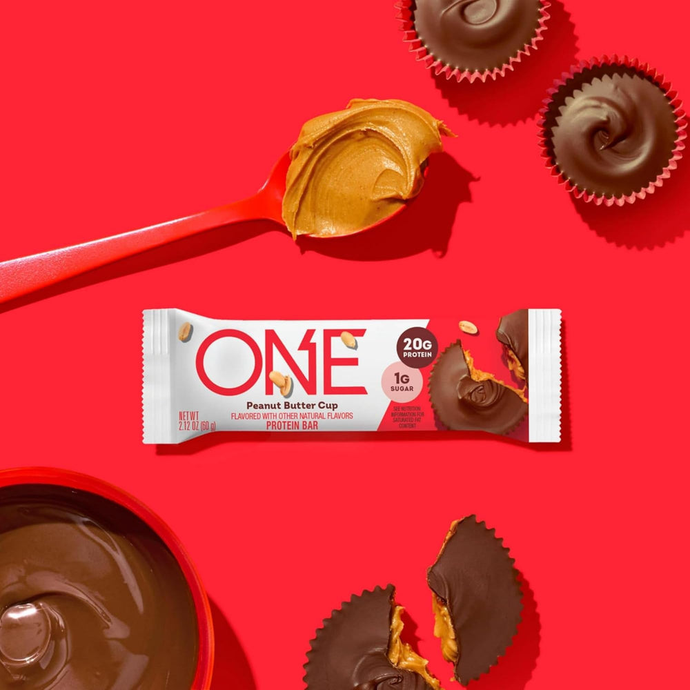ONE gluten-free bar with whey protein isolate, ideal post-workout fuel.