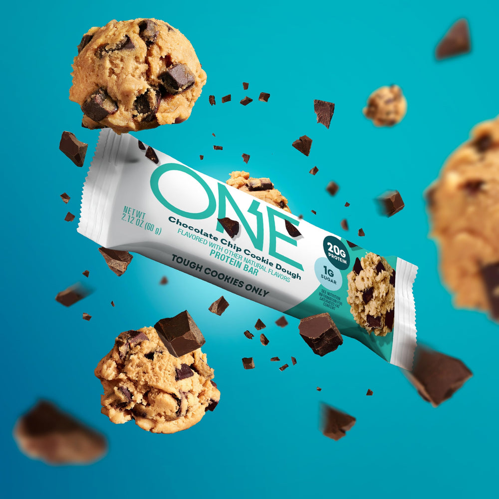 ONE Protein Bars Sampler Blueberry Cobbler bar offers fruity flavor and protein.