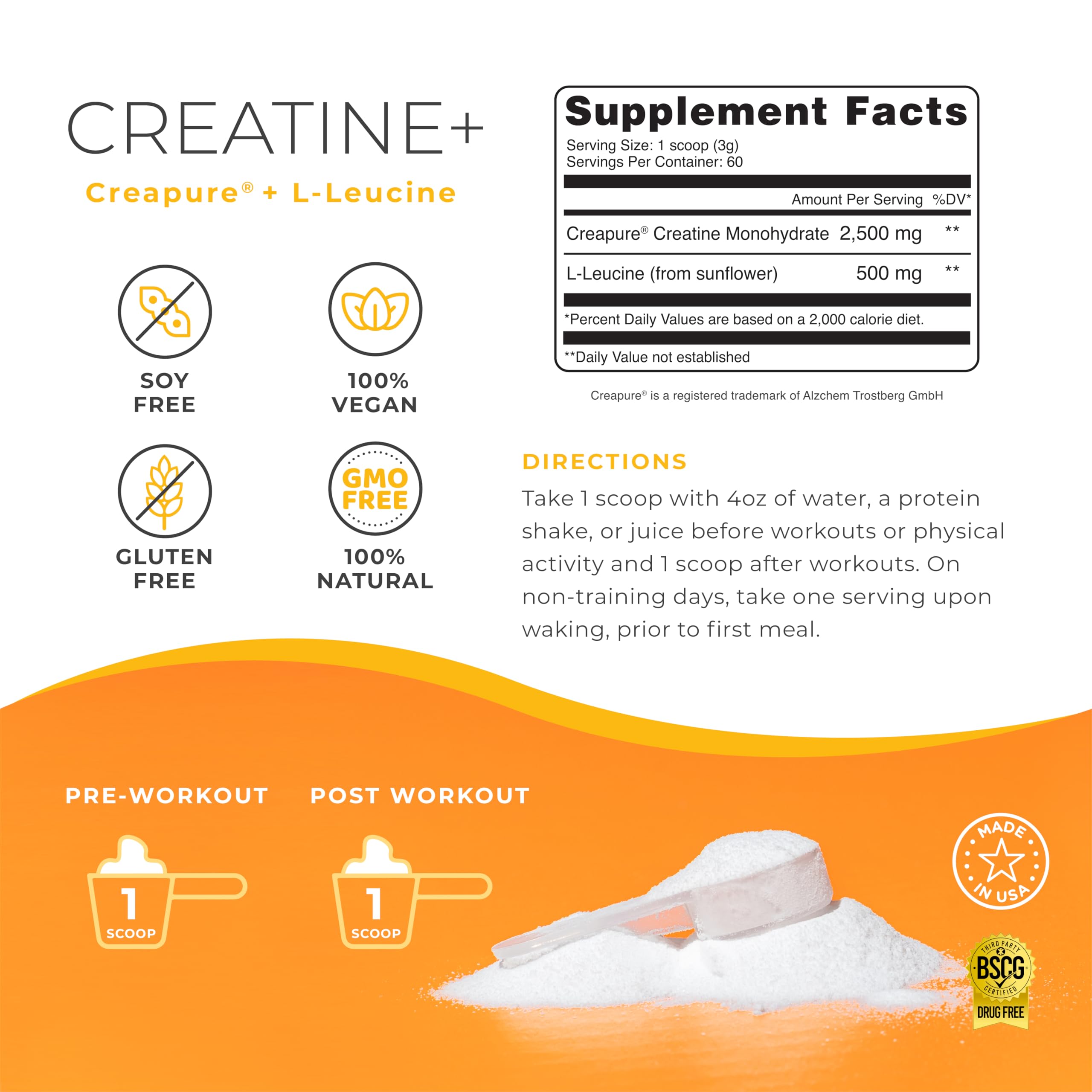 One Sol Creatine for Women powder in shaker for quick mixing.