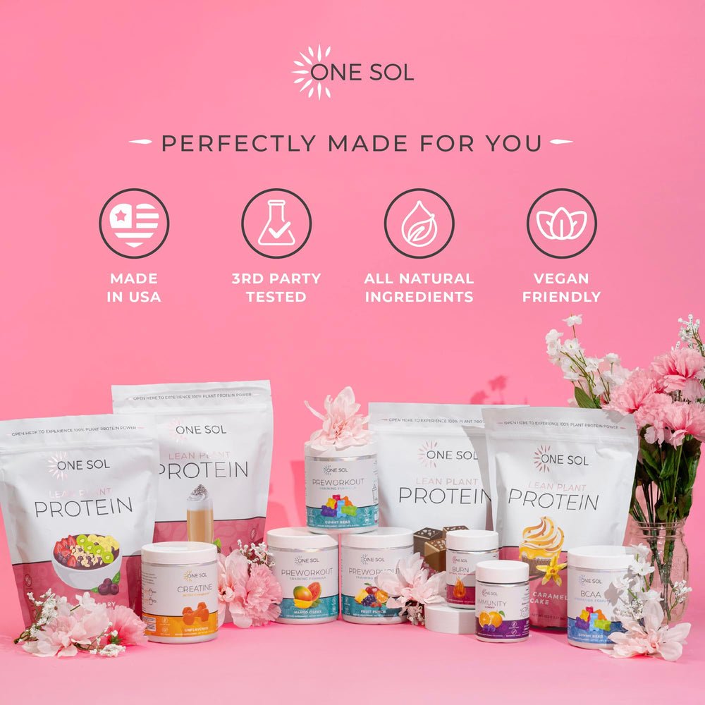 One Sol Lean Protein nutrition label close-up emphasizes clean, allergen-friendly profile.