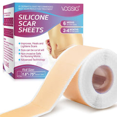 ONE1X silicone scar roll coverage shown, long wear for multiple scars