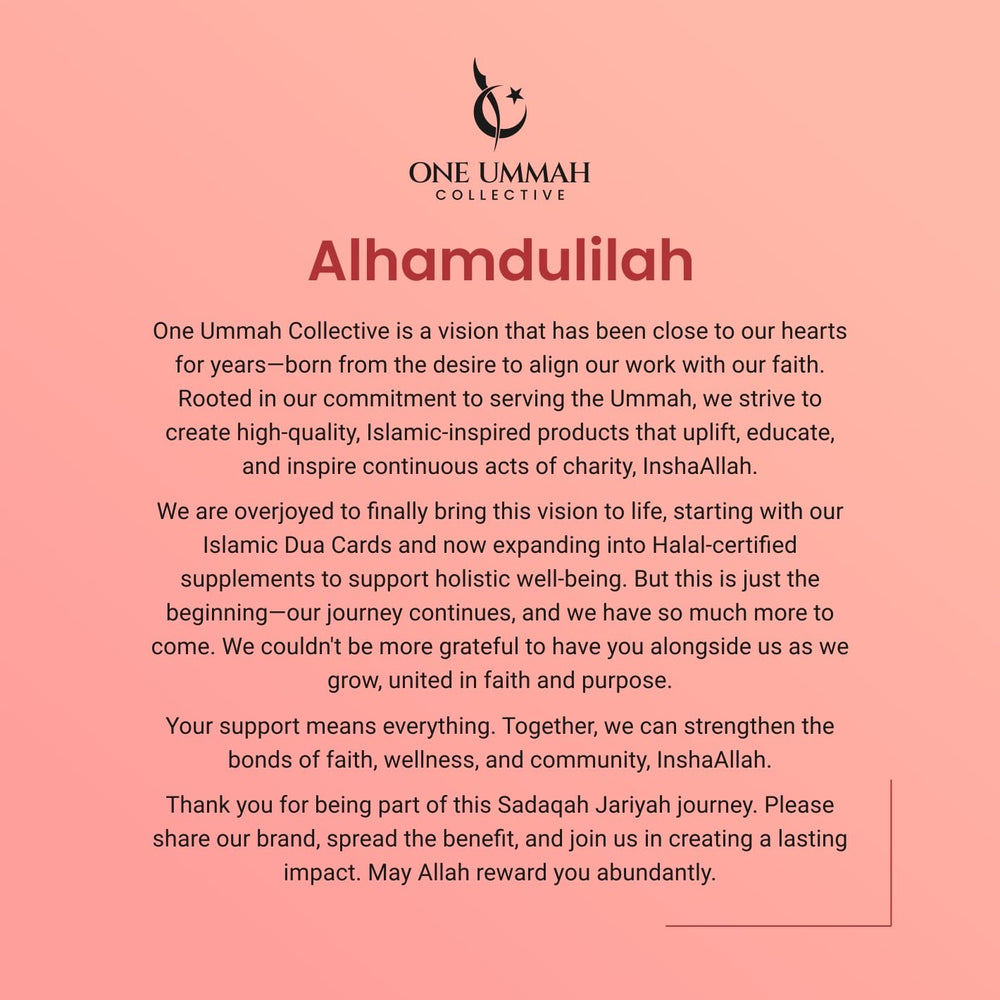 One Ummah Halal Iron Gummies suitable for adults and kids alike