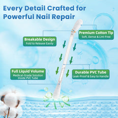 ONIADBA fast-absorbing swab formula leaves no greasy residue.