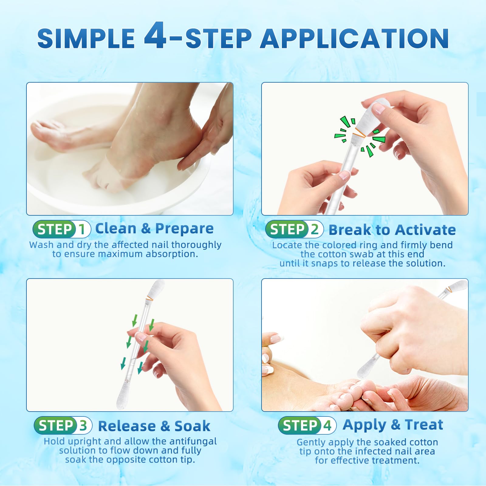 ONIADBA odor-free treatment minimizes irritation during daily use.