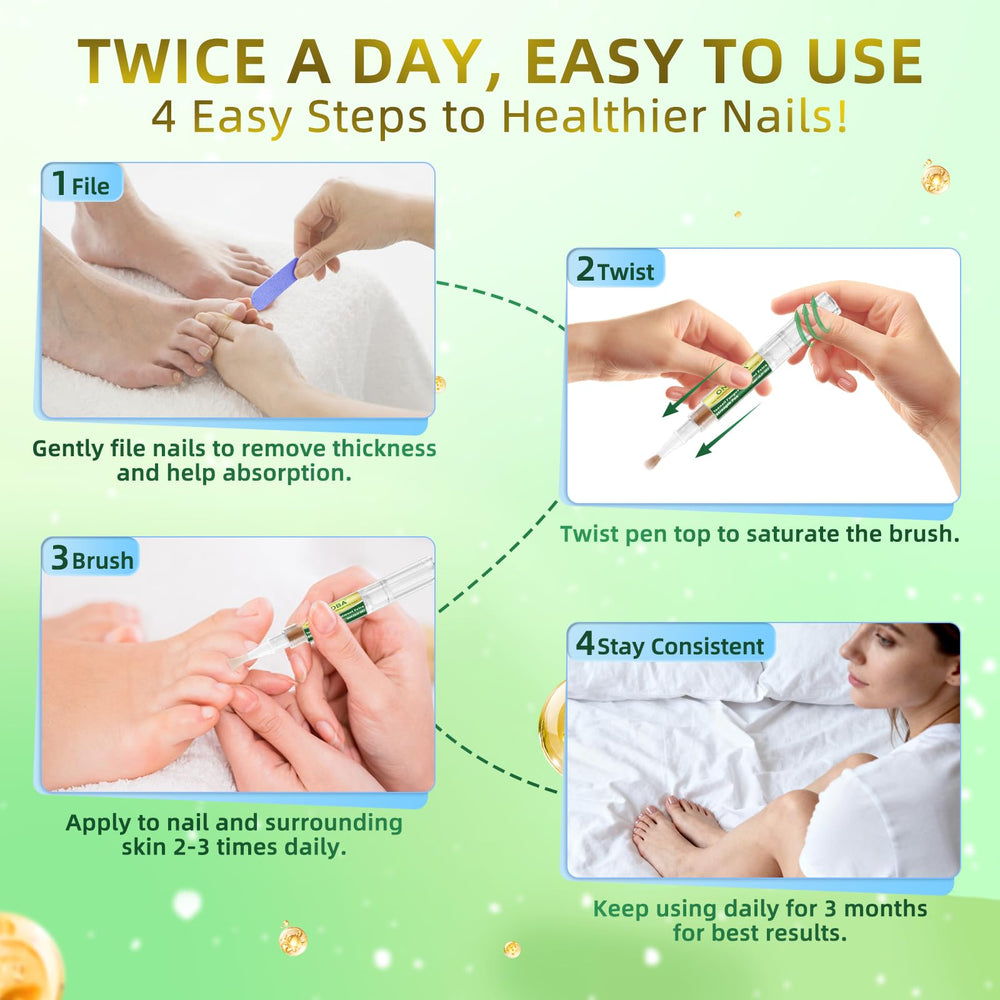 ONIADBA 6-pack Toenail Fungus Pen offers portable care.