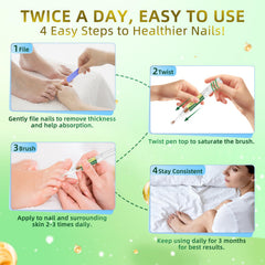 ONIADBA 6-pack Toenail Fungus Pen offers portable care.