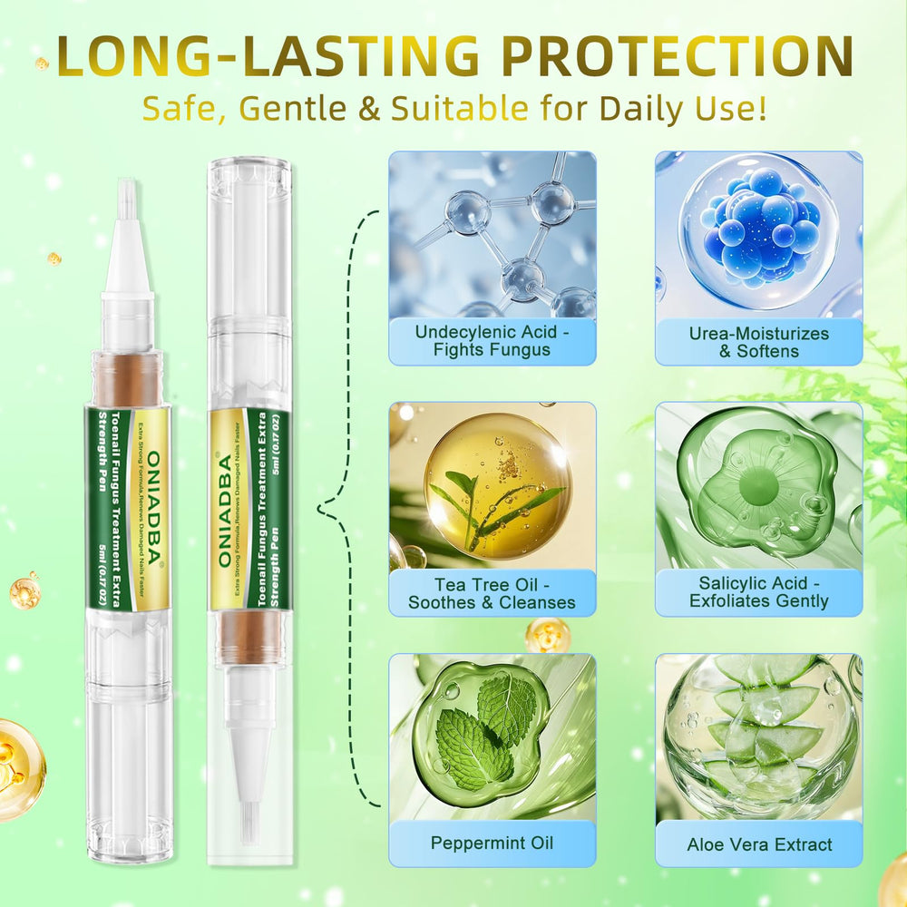 ONIADBA Toenail Fungus Pen is compact and travel-friendly.