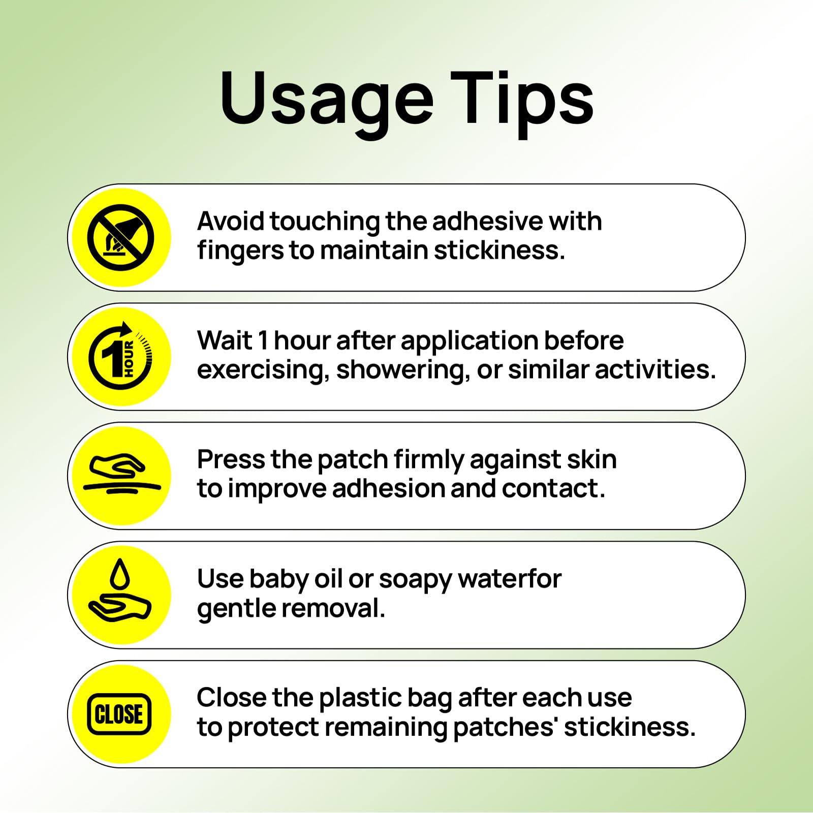 Onida Dexcom G7 patches enable one handed application for quick use.