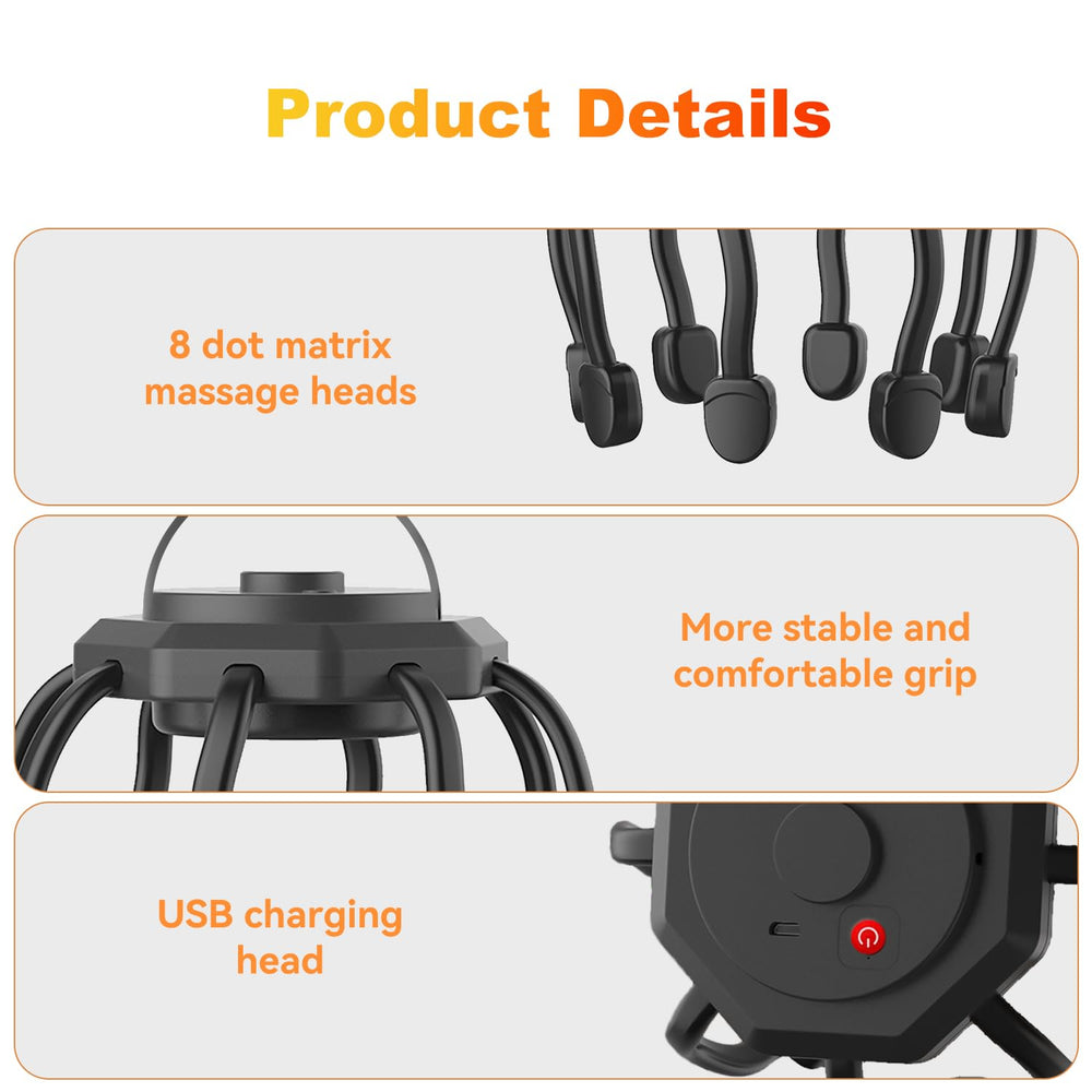ONIYEA 360-degree kneading mimics finger massage for relaxation