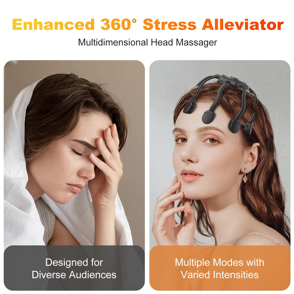 ONIYEA soft rubber beads provide gentle scalp stimulation