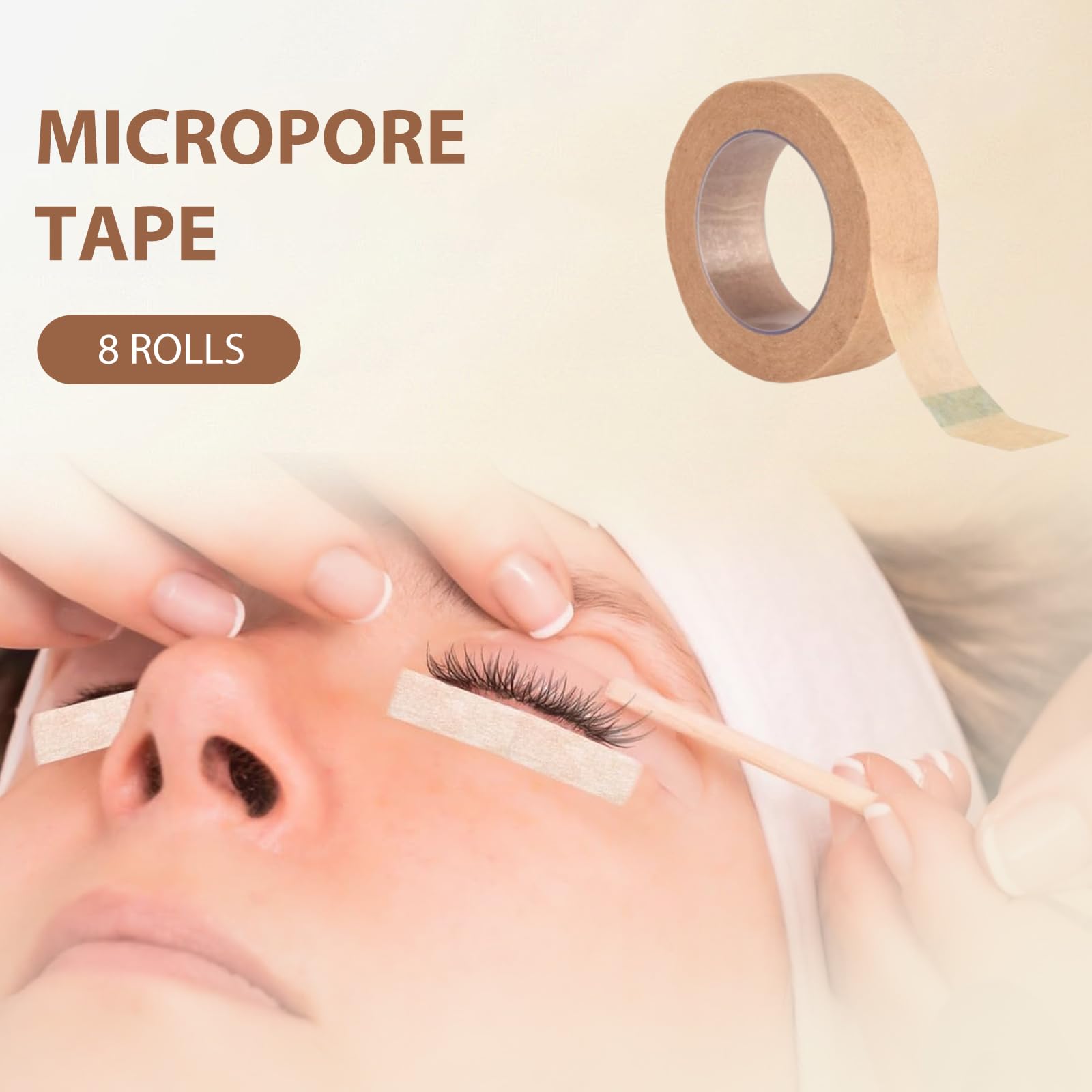 Only Romee nose tape on nose area, soft support during healing.