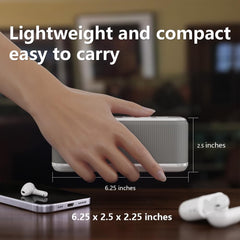 OnLyee compact travel-friendly design fits desks and nightstands.