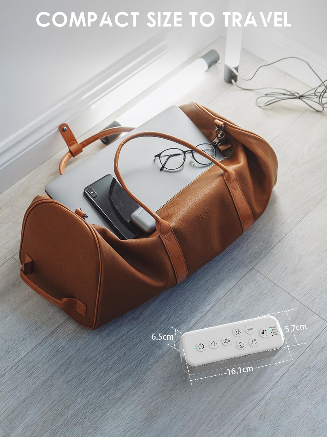 OnLyee portable design fits in bags for travel, home, or office