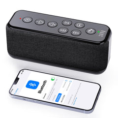 OnLyee sound machine with Bluetooth speaker for immersive sleep-aid audio.