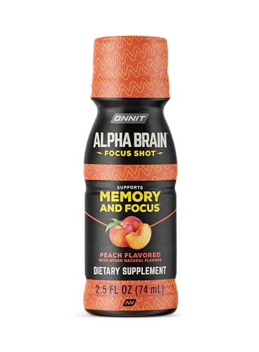 ONNIT Alpha Brain Focus Shot pour-ready image showing quick energy and focus