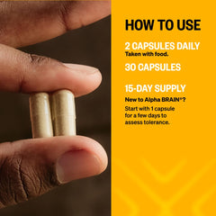 ONNIT Alpha Brain L-Theanine visual highlights calming focus for tasks.