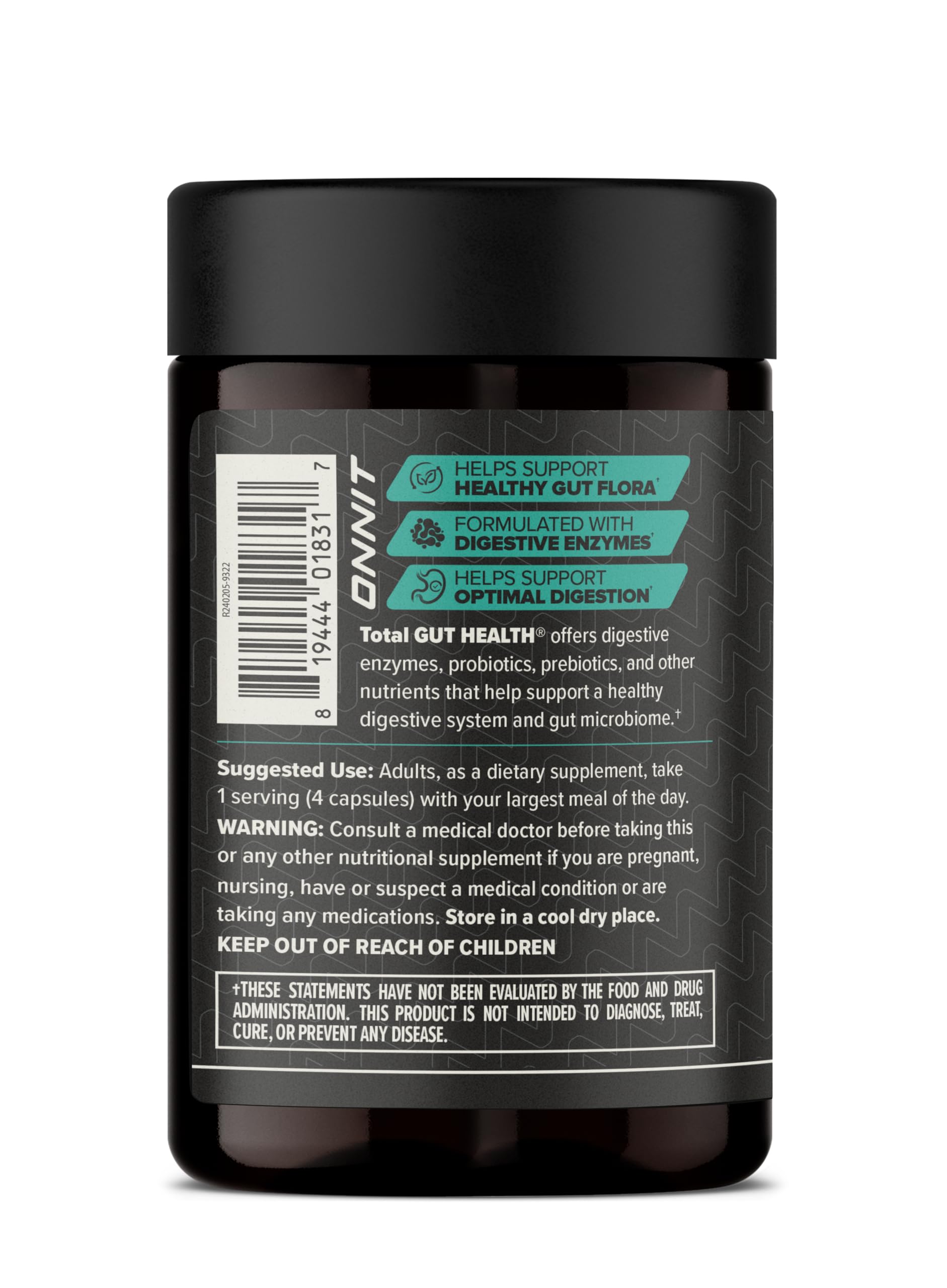 ONNIT DigestTech Power Blend enzymes aiding digestion.
