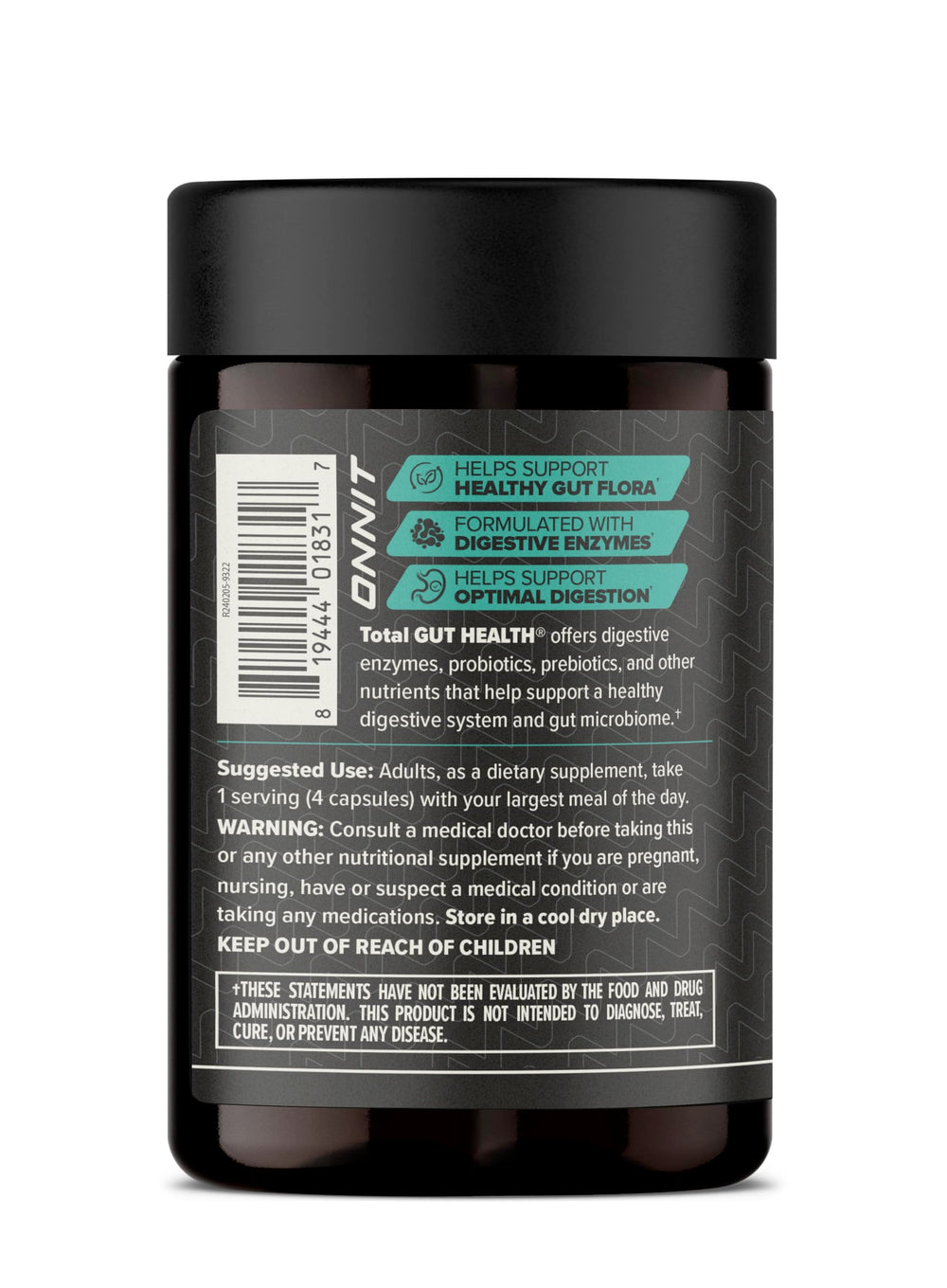 ONNIT DigestTech Power Blend enzymes aiding digestion.