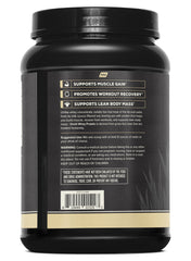 ONNIT Grass Fed Whey Isolate Vanilla label closeup highlights non-GMO protein source.
