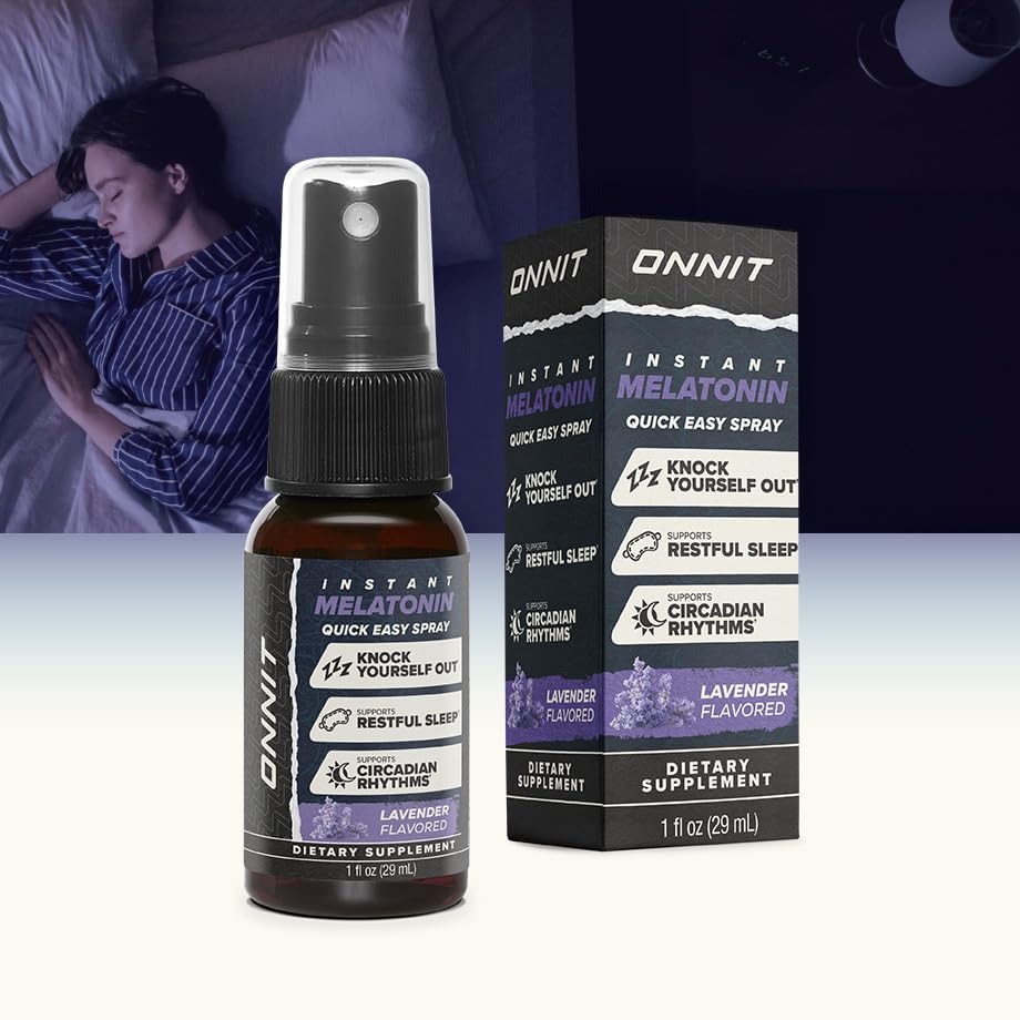 IGEN Non-GMO badge visible on ONNIT Melatonin label.