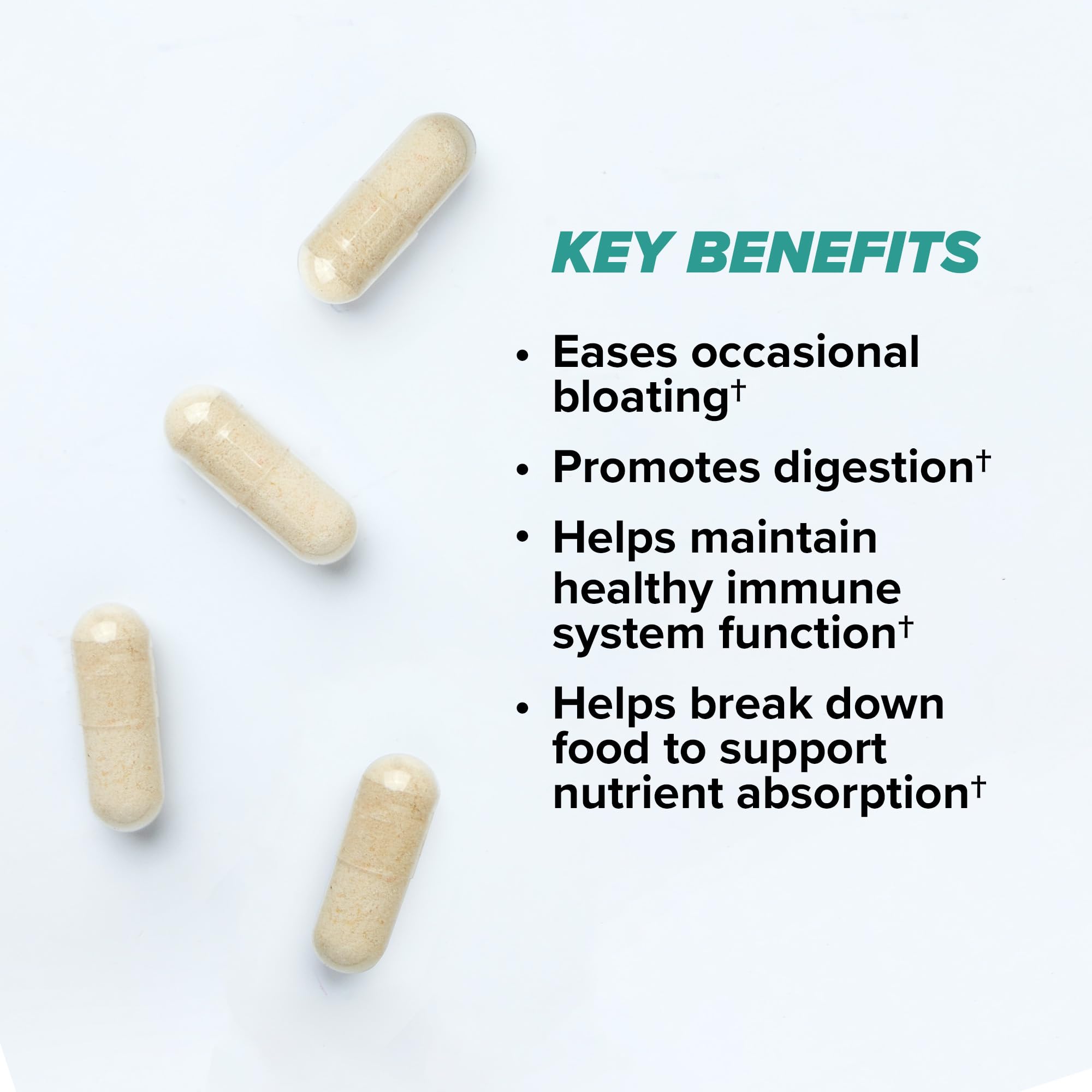 ONNIT seven probiotic strains visible for gut balance support.