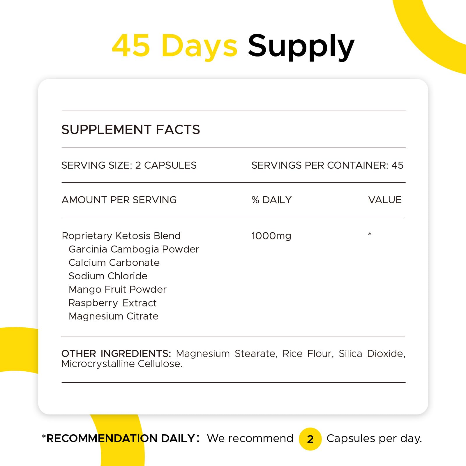 ONOTIC Calcium carbonate and magnesium citrate minerals for daily nutrient support.