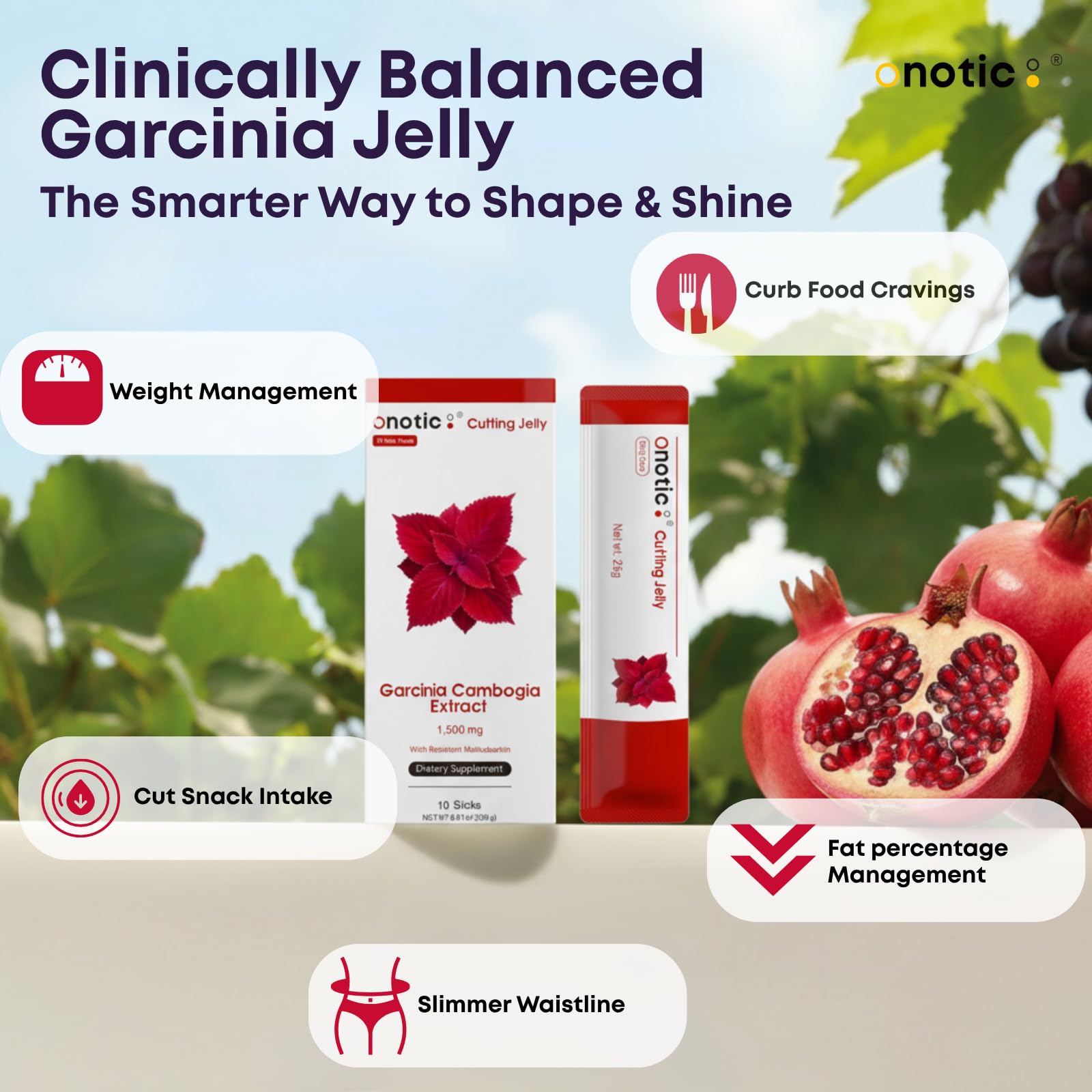 ONOTIC Cutting Jelly Stick on-the-go pack ideal for busy schedules