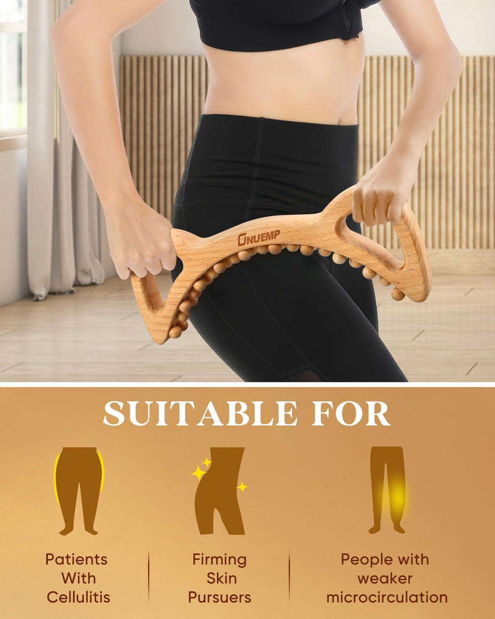 ONUEMP deep-tissue-massage-tool supports thorough body work and relaxation