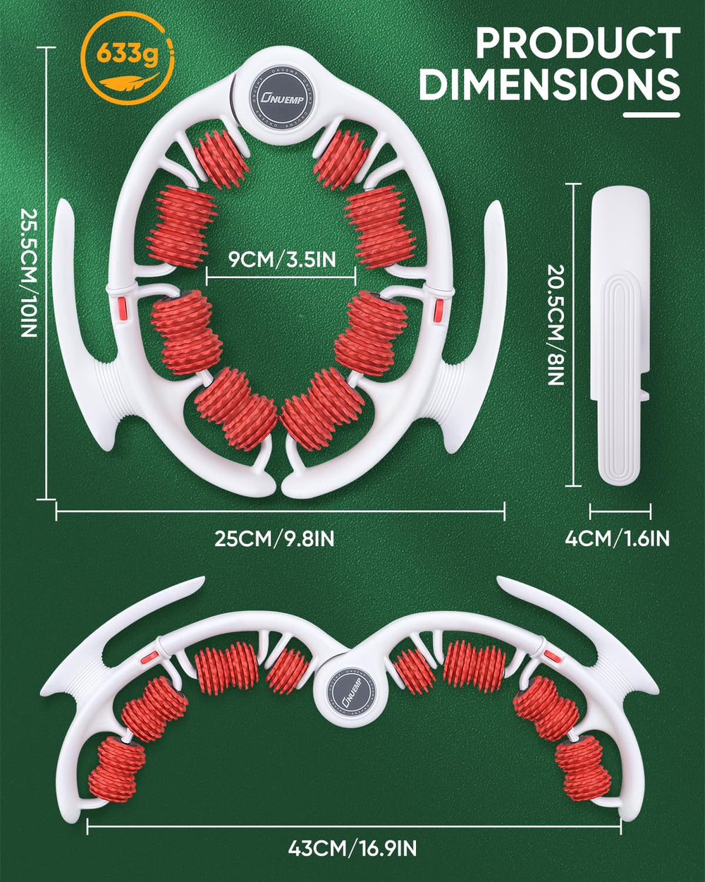 ONUEMP dry vs wet use concept indicating oil compatibility for smoother glide.