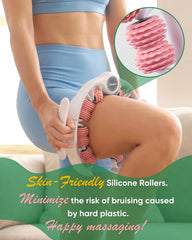 ONUEMP fascia roller performing dry deep tissue release.