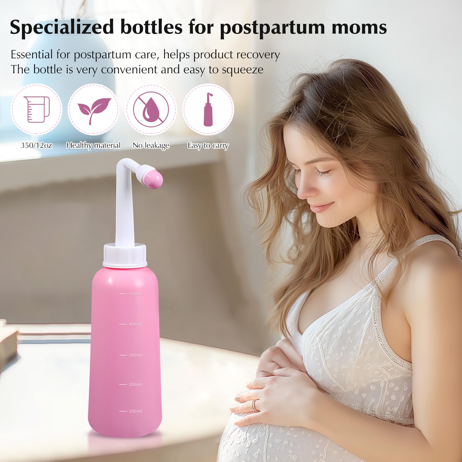 OOCOME Peri Bottle’s backflow-prevention design supports hygienic routines.